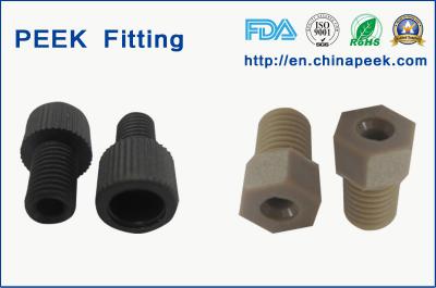 1/8 "PEEK outer and inner hexagonal wire connector