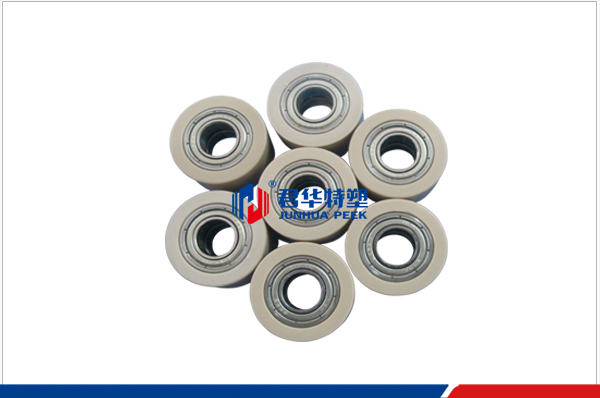 PEEK rubber coated bearing roller