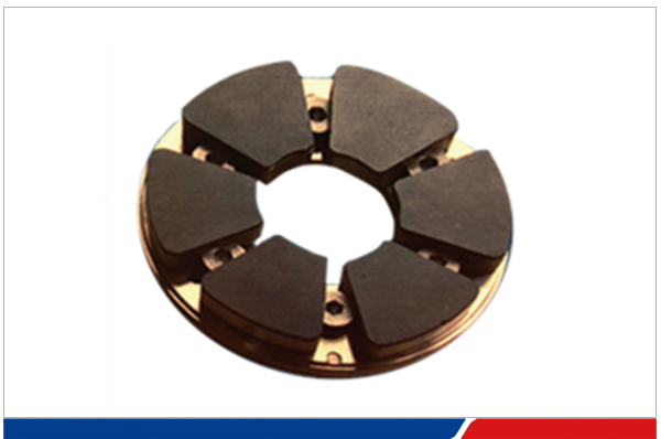 Thrust bearing PEEK wear block