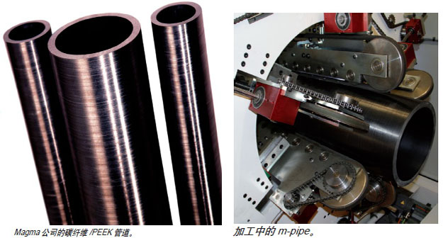 PEEK carbon fiber continuous extrusion pipe for oil and gas